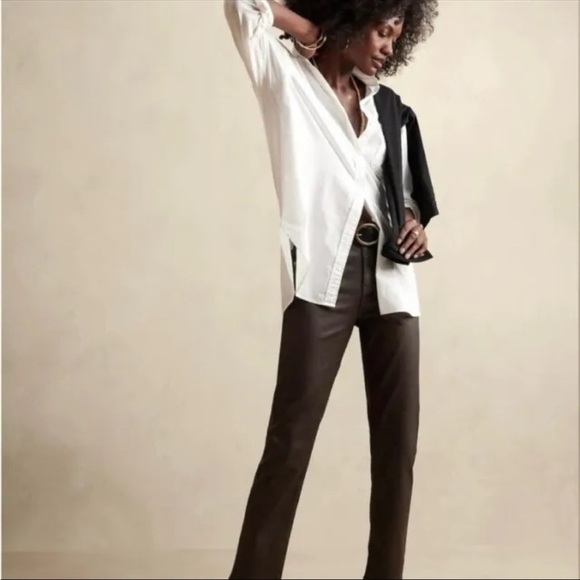 NWT! Banana Republic Slim Coated Jean - Size 35/20 Tall - Picture 7 of 9